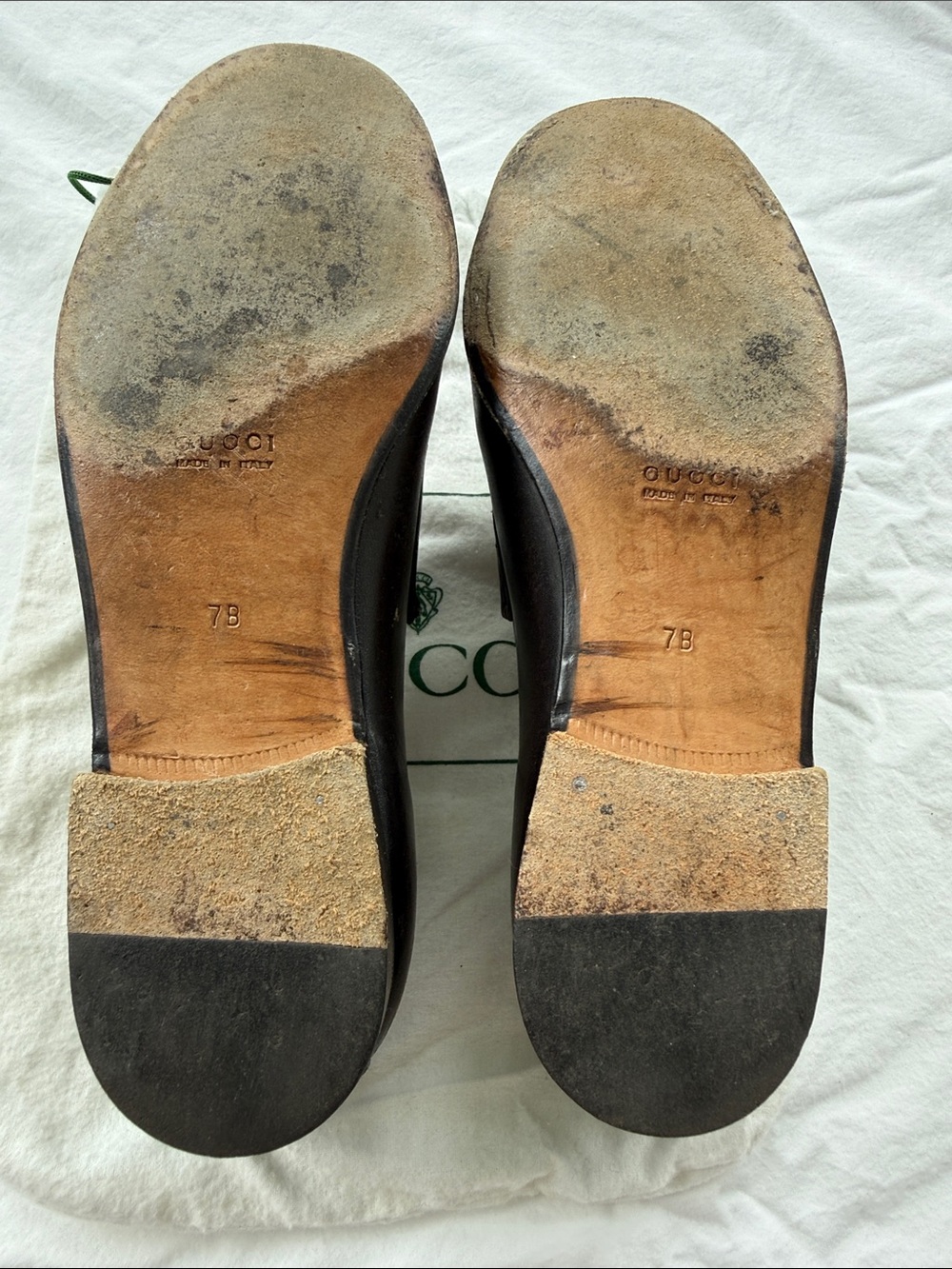 Gucci Vintage Women’s Brown Leather Horsebit Loafers - Picture 3 of 7